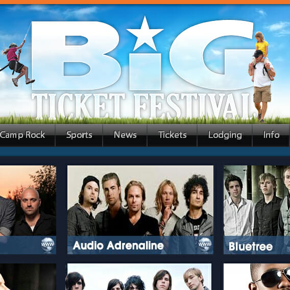 Big Ticket Festival Website