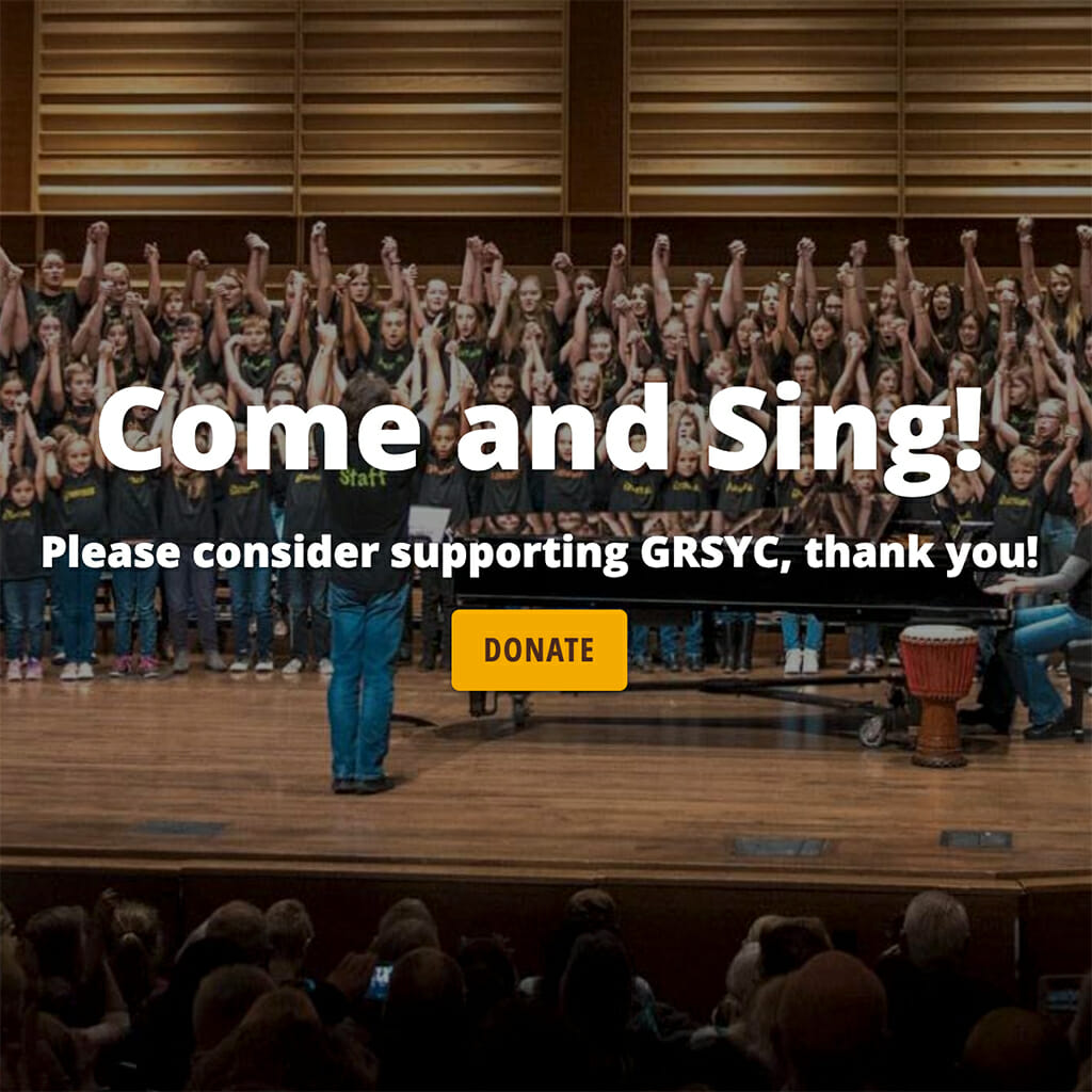 Grand Rapids Symphony Youth Choruses Website