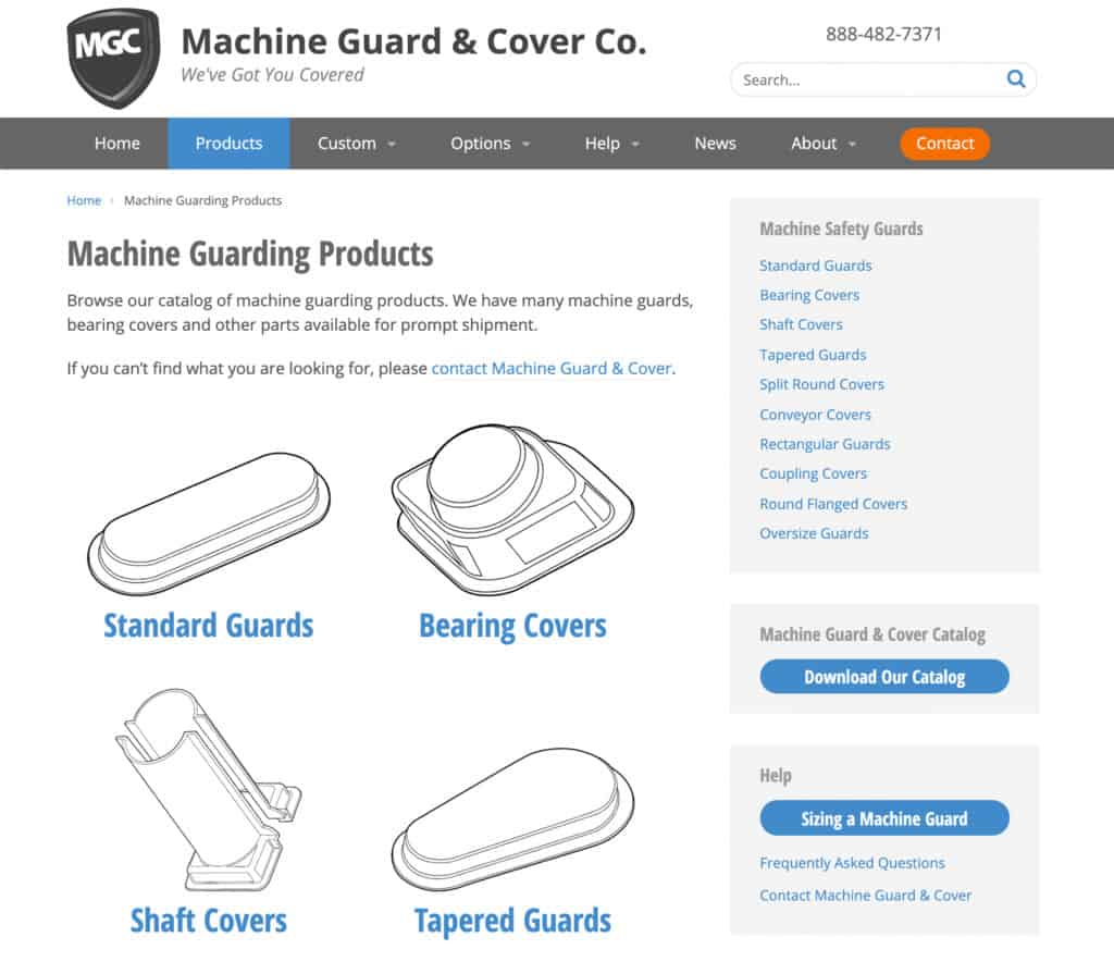 Machine Guard & Cover Website
