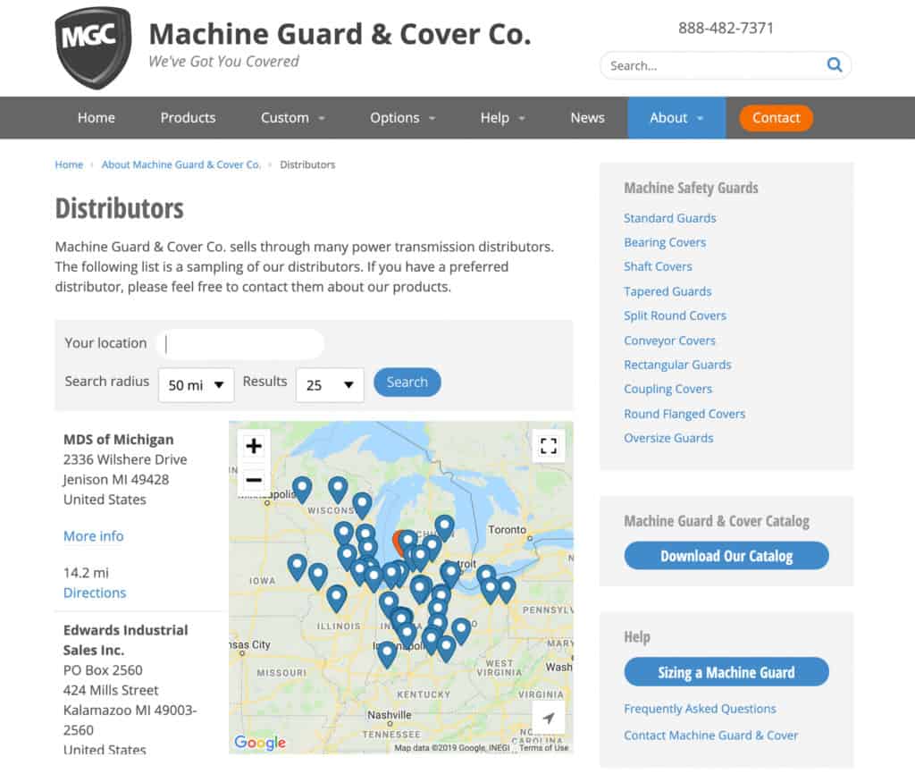 Machine Guard & Cover Website