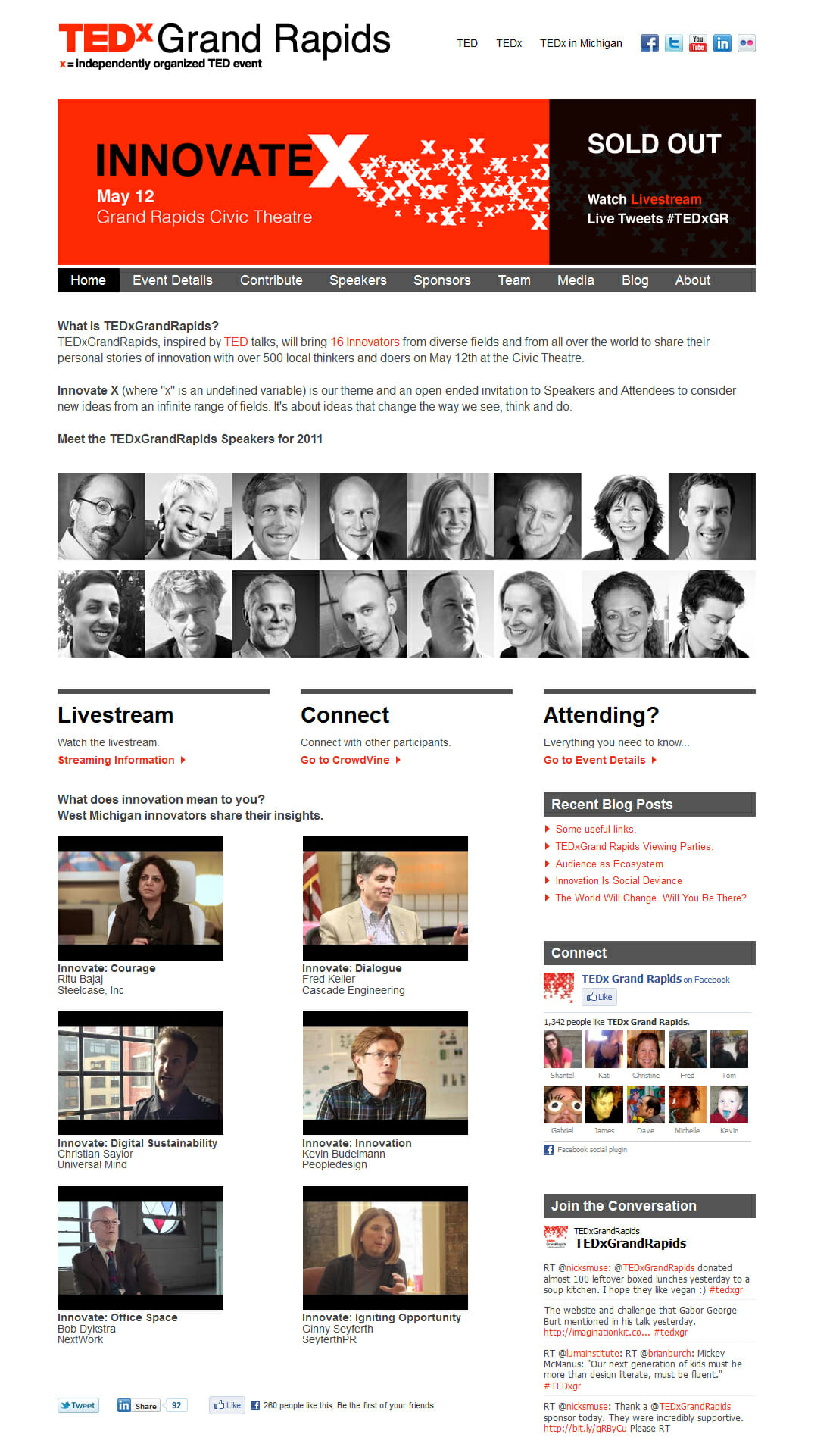 TEDxGrandRapids Website